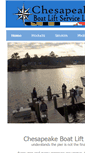 Mobile Screenshot of chesapeakeboatlift.com